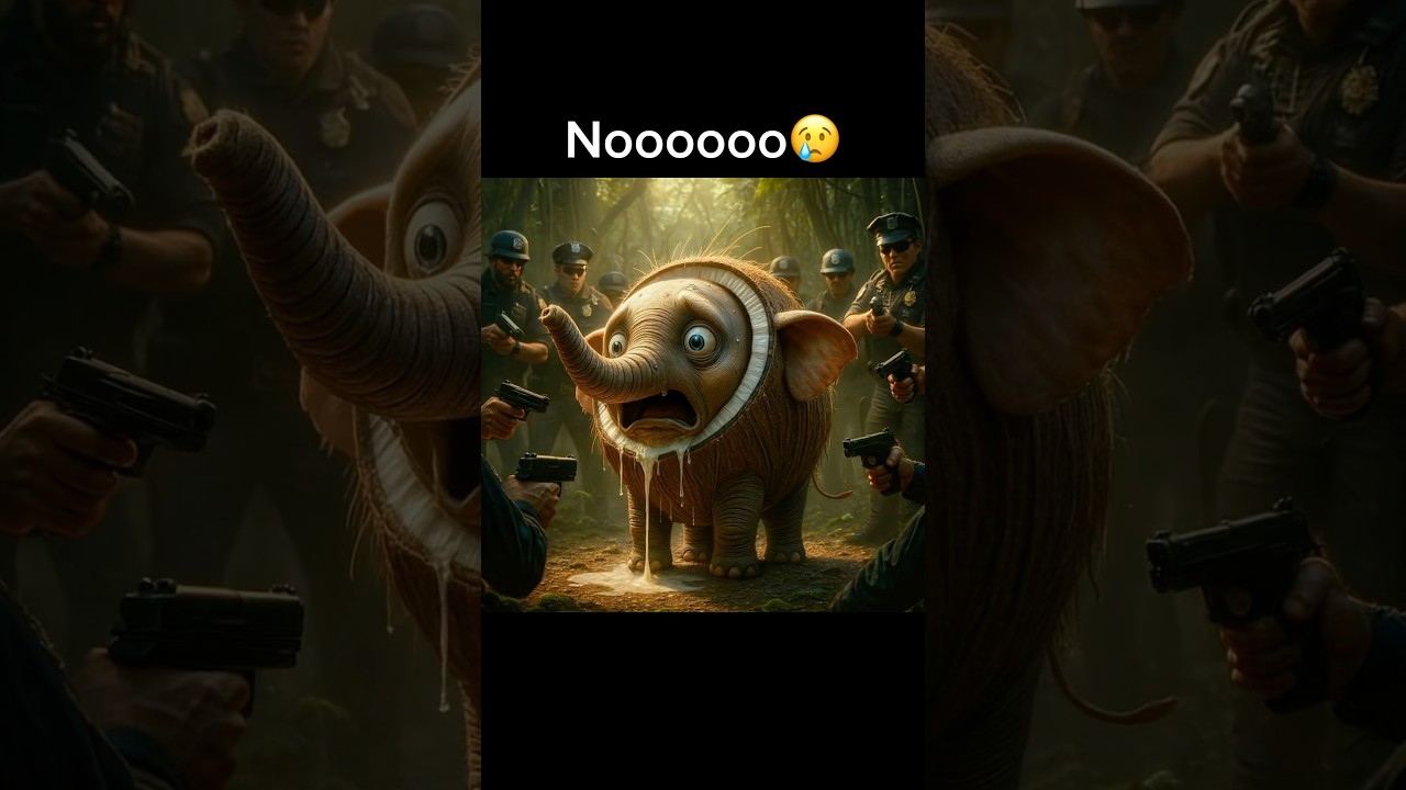 Nooooo Cocofanto Elefanto in prison😭 la policia😭