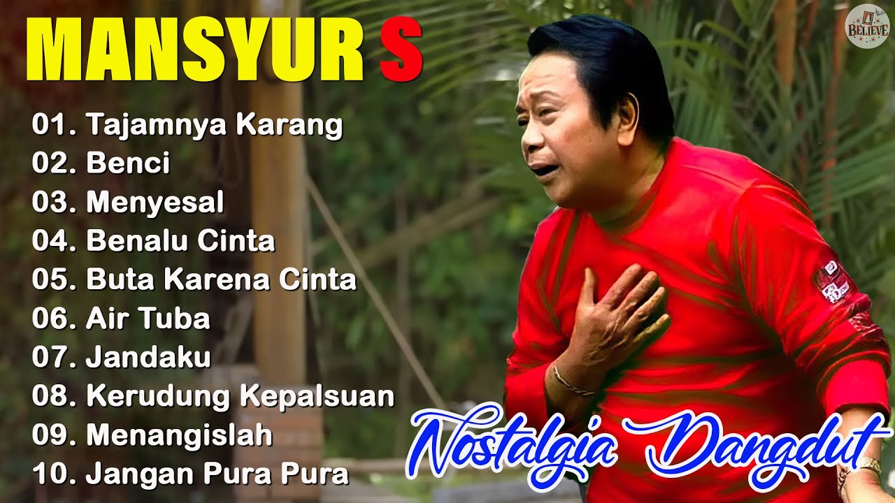 Mansyur S Full Album 💝 Lagu Terbaik Dangdut Lawas Nostalgia 80an 90an Original #lyrics