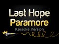 Paramore - Last Hope (Karaoke Version)