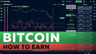 How to earn BITCOIN in Cryptobo. Very Good Crypto Binary Options