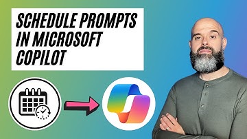 Schedule Prompts in Microsoft Copilot
