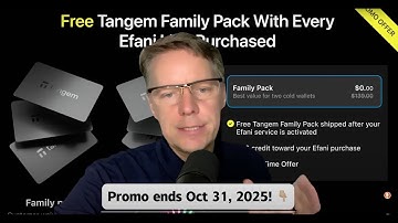 FREE Tangem Family Pack - Purchase Efani SAFE plan (SIM swap protection + Cold Wallet)