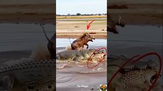 Cheetah Hunts Boar… Then This Happens 😱🐊 ₹shorts #animals