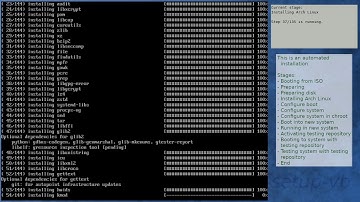 Arch Linux installation recording to kernel 5.10.13-arch1-1 (testing)