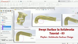 Celebrity Swept Surface in Solidworks | Tutorial-03 | Net Worth