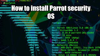 How to install Parrot Security OS
