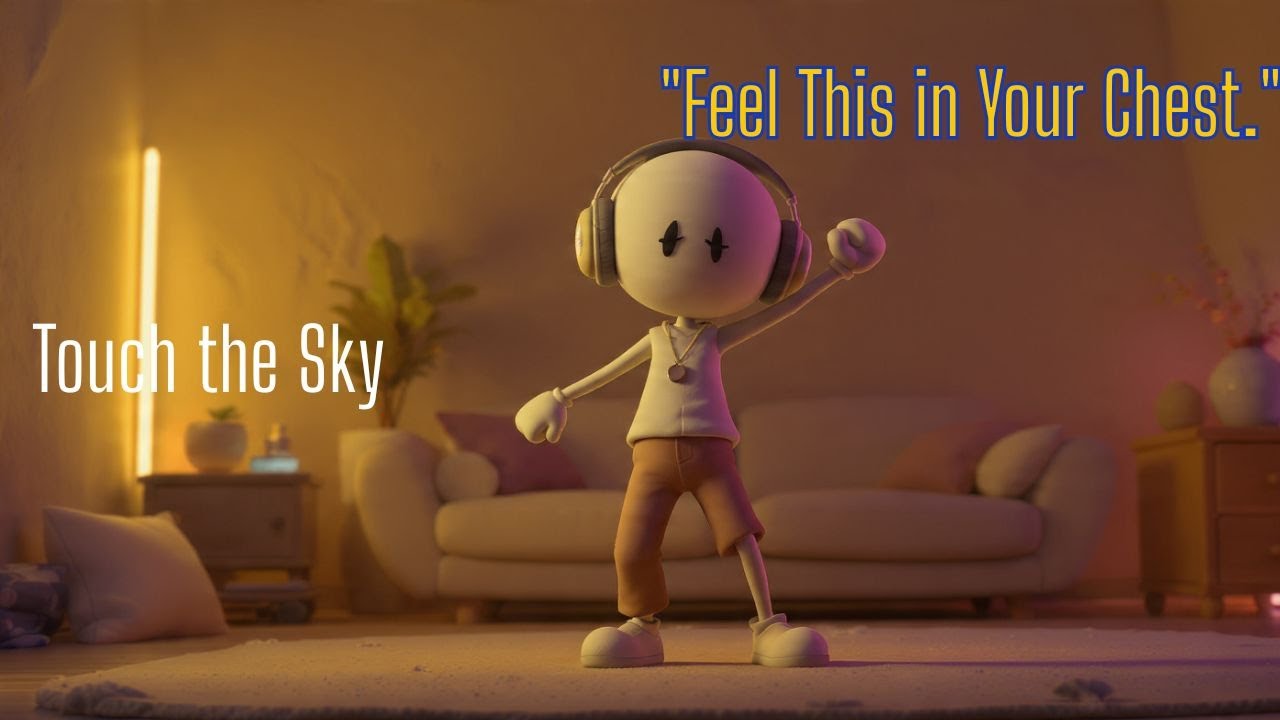 Touch the Sky – Neon R&B Cinematic Visualizer | Emotional Night Drive Story 🌌