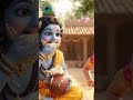 Nanhe Krishna Ki Masti 🧈 | Makhan Chor Krishna Leela 😍 | Cute Bal Krishna Video