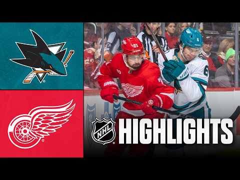 Sharks vs. Red Wings | NHL Highlights | Oct 17, 2026