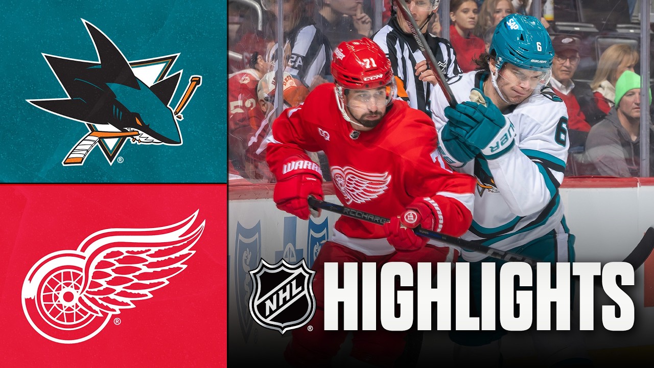 Sharks vs. Red Wings | NHL Highlights | Oct 17, 2026