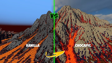 Minecraft Vanilla Vs Chocapic13 V9 Extreme | Shader Comparison