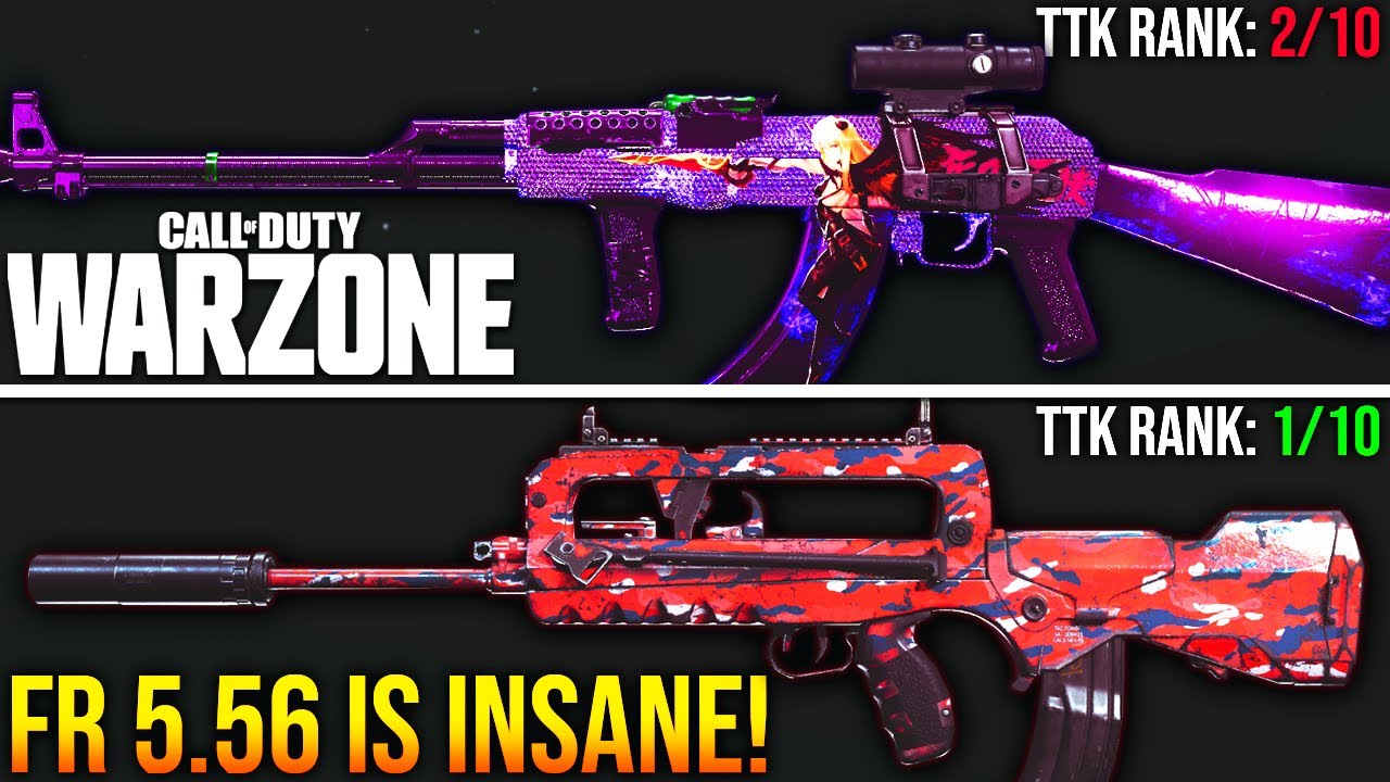 WARZONE: The INSANE TTK FR 5.56 LOADOUT Beats The AK-47! Try This Class ASAP! (WARZONE Best Loadout)