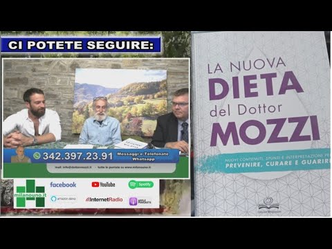Con il Dottor Piero Mozzi e la Dieta del Gruppo Sanguigno ...il nuova dieta  del Dottor Mozzi - YouTube