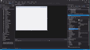 Starting a new project in Visual Basic using Visual Studio