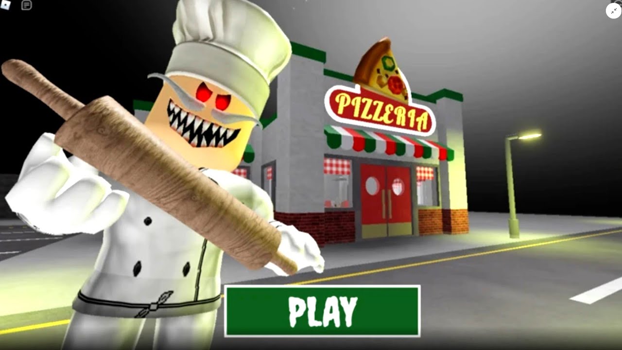 Escape Papa Pizza's Pizzeria! SCARY OBBY Roblox Gameplay Walkthrough No Death 4K