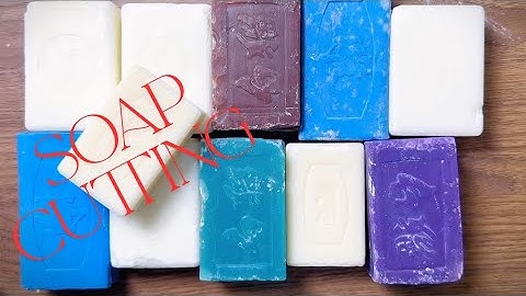 Happy soap | asmr soap crushing | Soap Cutting satisfying 