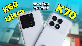 So sánh chi tiết Xiaomi Redmi K70 và Xiaomi Redmi K60 Ultra: Khác nhiều đấy - có thật sự cần IP68?
