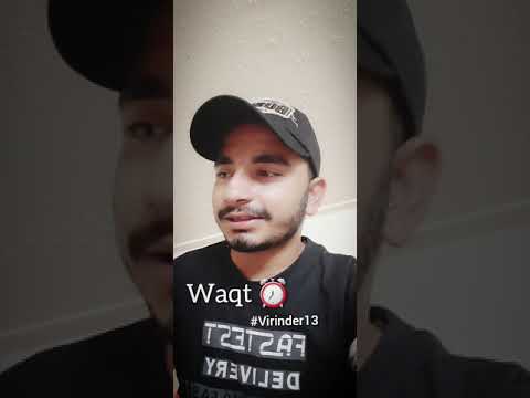 Waqt | Punjabi Sad Shayari Status Dialogues Videos | WhatsApp Punjabi sad Status #Virinder13