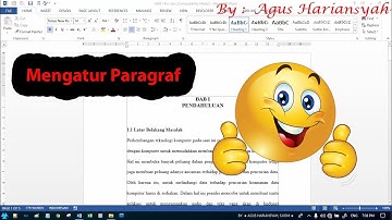 Cara Mengatur Paragraf Secara Otomatis Di Word
