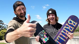 The CRAZIEST trick in any skateboard lesson I have ever taught!?