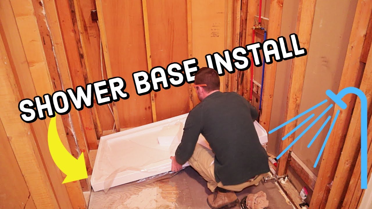 How To Install A Dreamline Shower Base With Oatey Drain