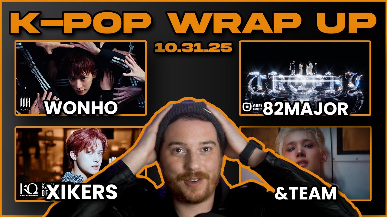 Реакции WONHO, xikers, &TEAM и 82MAJOR [Итоги K-Pop | 31.10.25 СЧАСТЛИВОГО ХЭЛЛОУИНА!]