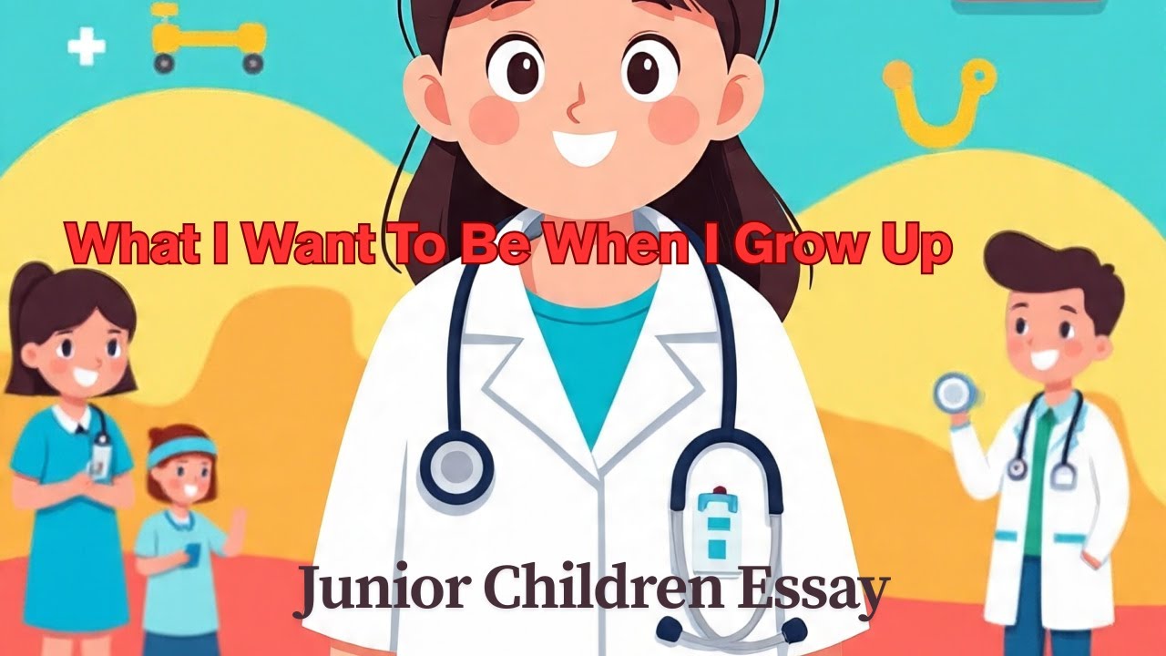 What I Want to Be When I Grow Up | Kids Essay in Easy English