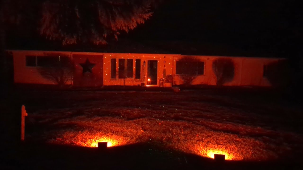 HD RGB Flood Lights Christmas Decoration YouTube