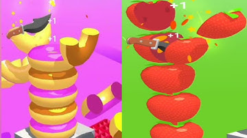 ASMR Slice It All Max 135-136 Level Android,ios So Satisfying Gameplay |