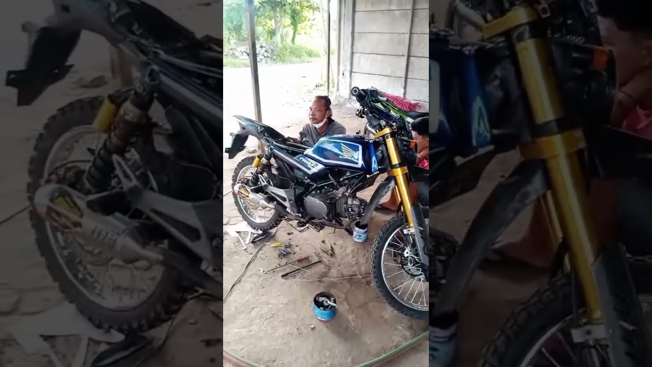 modifikasi Honda win 100 super ganteng