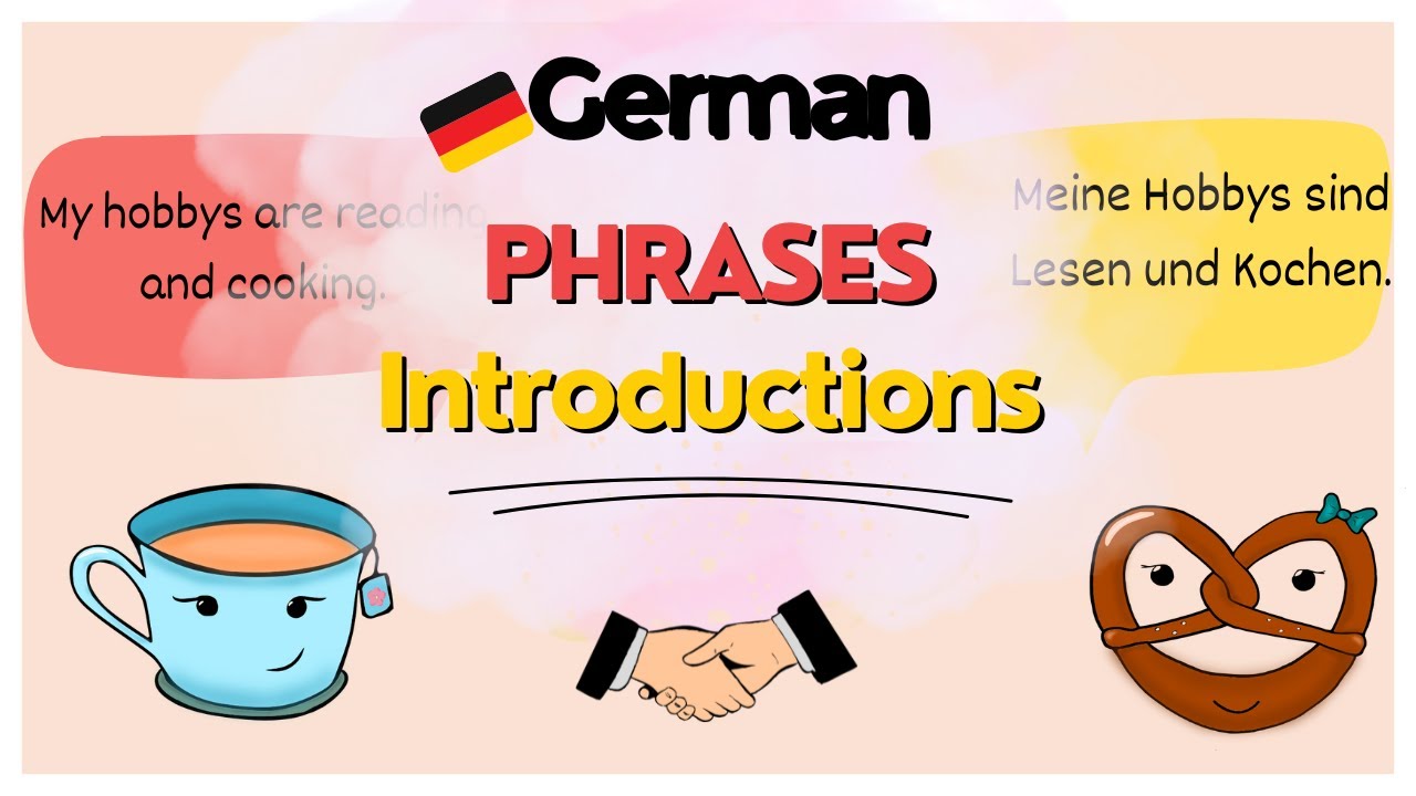 Beginner | Introductions and talking about yourself | Lern German - YouTube