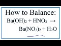 Balancing Chemical Equations and Reactions
