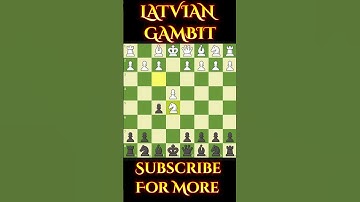 LATVIAN GAMBIT 🔥 #chess #chessstrategy #gambit #gothamchess