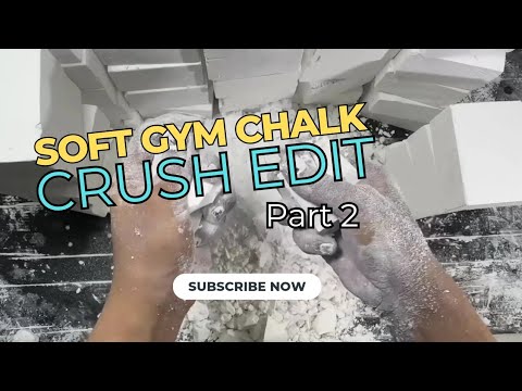 Soft plain Jane gym chalk crush edit part 2 🌈 | ASMR | #chalkcrush # ...