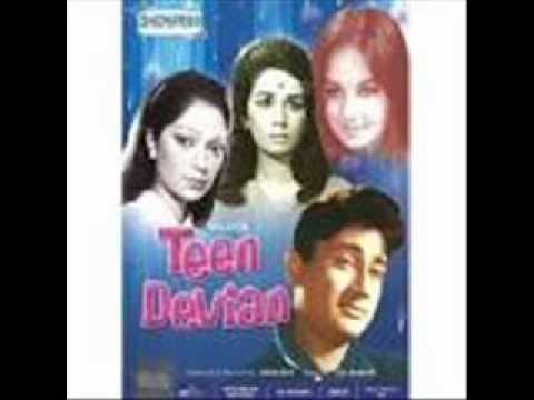 TEEN DEVIYAAN=KHWAB HO TUM YA KOI  JHANKAR  KISHORE KUMAR