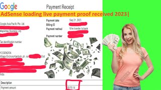 adsense loading payment proof