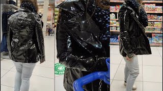 Veste Jacket Vinyl Pvc Imperméable