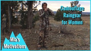 Hunting Gear For Gals - Field Stream Camo Raingear For Women, Mias Motivations