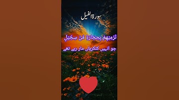 Surah Al-Fil || سورة الفيل|| #trending #surah #quranchapter