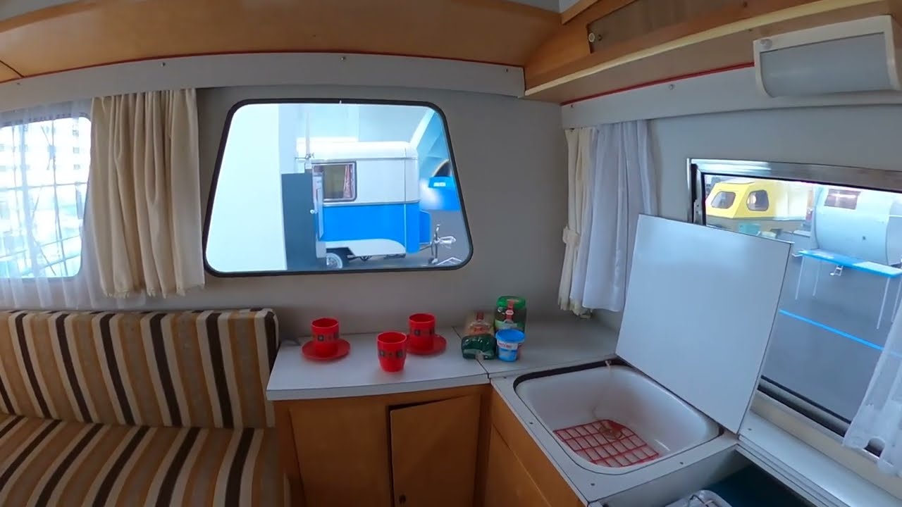 1980 Friedel caravan - Erwin Hymer Museum