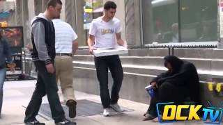 They Gave A Homeless Man A Pizza, see what happens next.