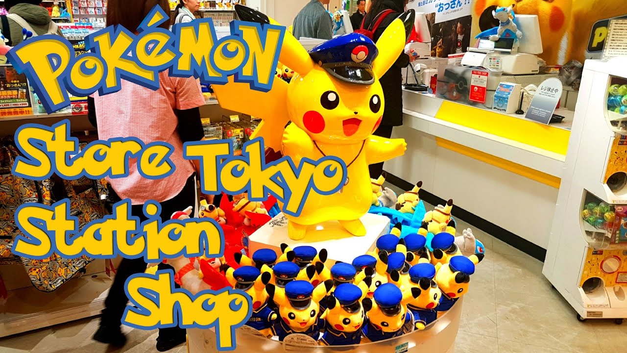 La Tienda Pokemon Store Tokyo Station Shop En Japon Youtube