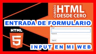 Input 1 (Creando entrada de información para formularios) | Curso de HTML | Aprende Más