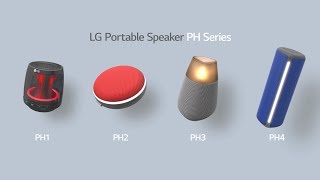 LG Portable Speaker PH Series I Speakers for Every Lifestyle