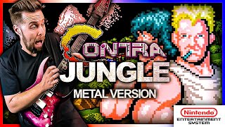 Contra - Jungle (Stage 1) - goes harder 🎵 Metal Version