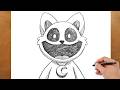 Drawing CATNAP from Poppy Playtime 3 with PENCIL!