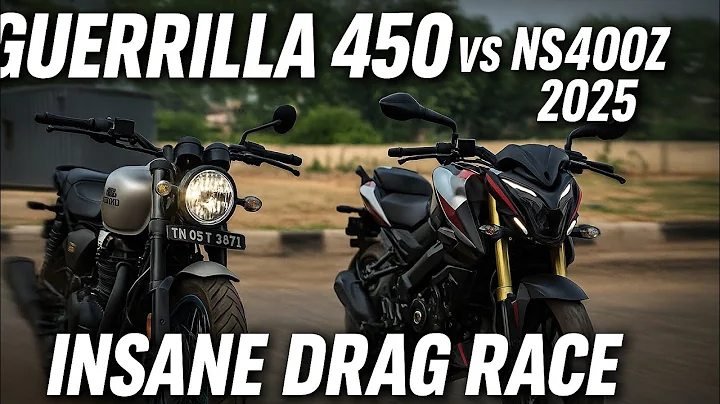 "Royal Enfield Guerrilla 450 vs NS400Z 2025 – Insane Drag Race!💥 Power Showdown