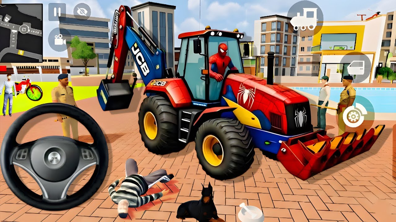 🕷️Spider-Man JCB ,Squid & Granny 3D Game🤩Indian Thift Auto Simulator🤑Purchase Lot's of Scary Teacher