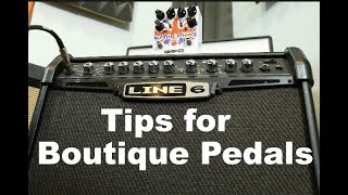 Tweaking a Line 6 Spider amp to work with guitar pedals