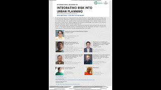 International Webinar on Integrating Risk into Urban Planning